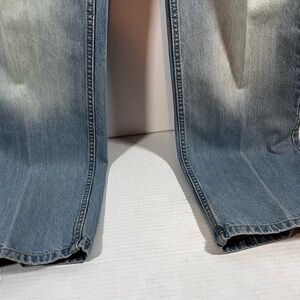 Originals GB Jeans Mens Size 36 x 32 Straight Fit Faded Blue